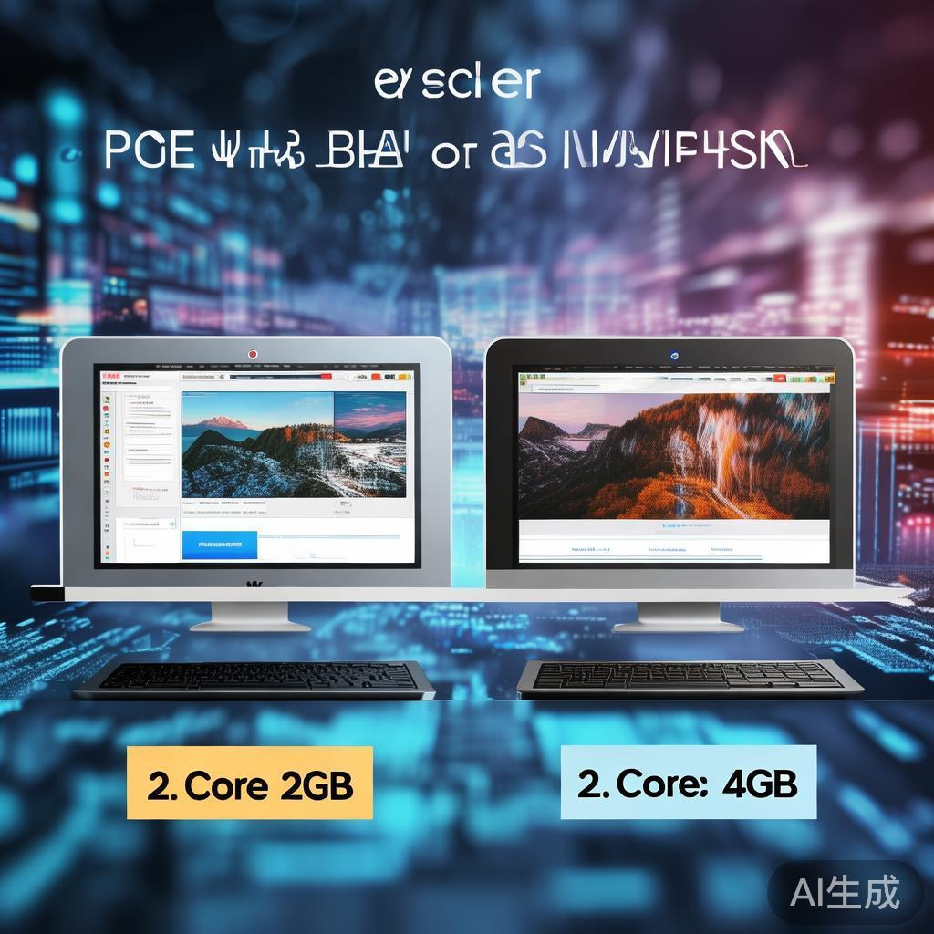 个人网站选2核2G还是2核4G？配置与场景匹配才是关键